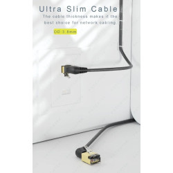 Premium Cat 6A Ethernet Cable – 10Gbps Speed & 500MHz Bandwidth for Gaming and Streaming