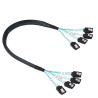 Slim sata cable bundle