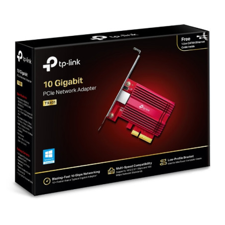 Gigabit PCI Express Network Adapter TX401 | 10 Gbps High-Speed Networking